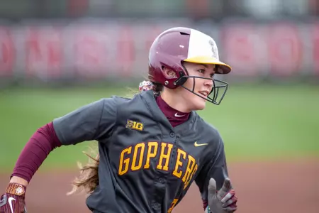 The Wisconsin Badgers host the 21st Big Ten Softball Tournament at Goodman Diamond in Madison, Wisconsin May 10-12, 2018.Game 11 Minnesota v Northwestern Championship