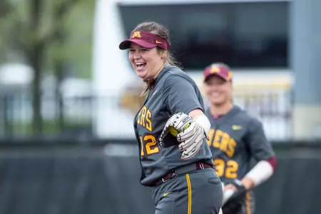 The Wisconsin Badgers host the 21st Big Ten Softball Tournament at Goodman Diamond in Madison, Wisconsin May 10-12, 2018.Game 11 Minnesota v Northwestern Championship