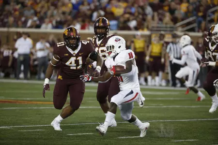 Thomas Barber (41)
NCAA Football: Fresno State v Minnesota
©2018 Bruce Kluckhohn
#612-929-6010
bruce@brucekphoto.com