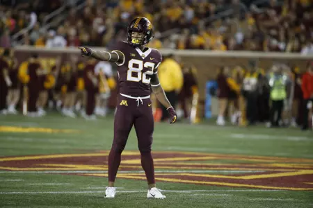 Demetrius Douglas (82)
NCAA Football: Fresno State v Minnesota
©2018 Bruce Kluckhohn
#612-929-6010
bruce@brucekphoto.com