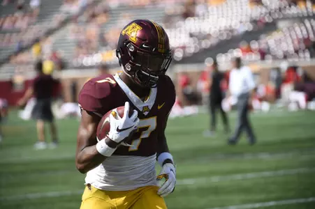 Football vs MIAMI (OH) at TCF Bank Stadium, Sept. 15, 2018.  (Photo/Craig Lassig)