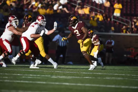 Football vs MIAMI (OH) at TCF Bank Stadium, Sept. 15, 2018.  (Photo/Craig Lassig)