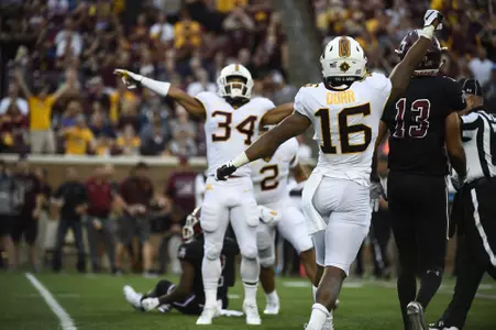 Football vs New Mexico State Thursday, August 30, 2018. (Photo/Craig Lassig)