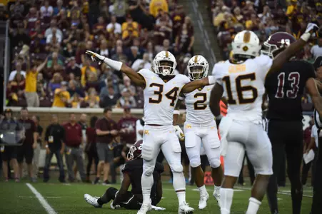 Football vs New Mexico State Thursday, August 30, 2018. (Photo/Craig Lassig)