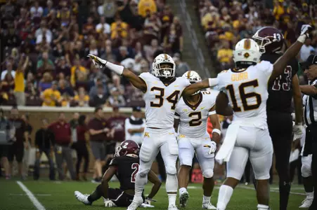 Football vs New Mexico State Thursday, August 30, 2018. (Photo/Craig Lassig)