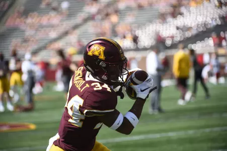 Football vs MIAMI (OH) at TCF Bank Stadium, Sept. 15, 2018. (Photo/Craig Lassig)