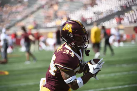 Football vs MIAMI (OH) at TCF Bank Stadium, Sept. 15, 2018. (Photo/Craig Lassig)