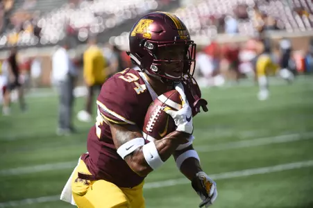 Football vs MIAMI (OH) at TCF Bank Stadium, Sept. 15, 2018. (Photo/Craig Lassig)