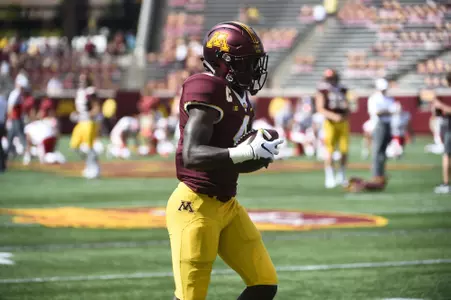 Football vs MIAMI (OH) at TCF Bank Stadium, Sept. 15, 2018. (Photo/Craig Lassig)
