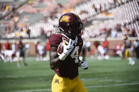 Football vs MIAMI (OH) at TCF Bank Stadium, Sept. 15, 2018. (Photo/Craig Lassig)