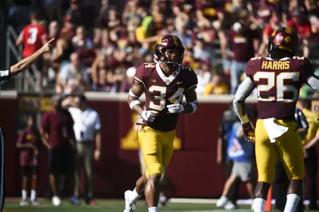 Football vs MIAMI (OH) at TCF Bank Stadium, Sept. 15, 2018. (Photo/Craig Lassig)