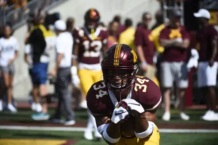 Football vs MIAMI (OH) at TCF Bank Stadium, Sept. 15, 2018. (Photo/Craig Lassig)