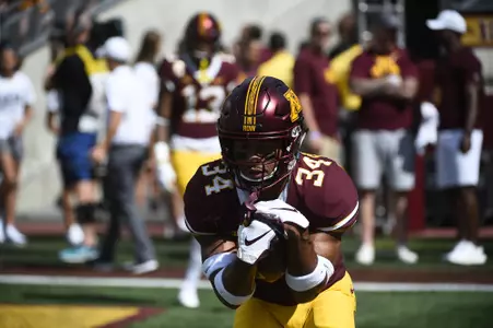Football vs MIAMI (OH) at TCF Bank Stadium, Sept. 15, 2018. (Photo/Craig Lassig)