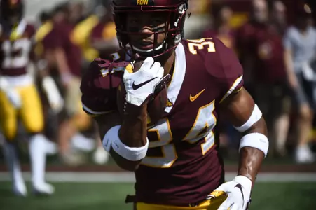 Football vs MIAMI (OH) at TCF Bank Stadium, Sept. 15, 2018. (Photo/Craig Lassig)