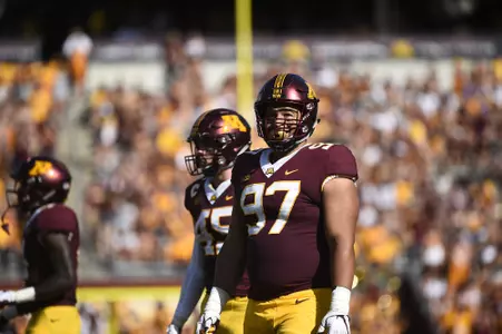 Football vs MIAMI (OH) at TCF Bank Stadium, Sept. 15, 2018.  (Photo/Craig Lassig)