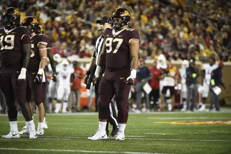 Gopher football vs Fresno State at TCF Bank Stadium, Sept. 4, 2018.  (Photo/Craig Lassig)