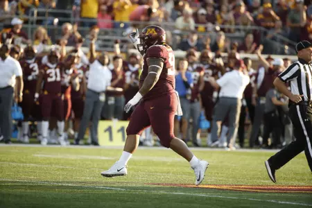 O.J. Smith (99)
NCAA Football: Fresno State v Minnesota
©2018 Bruce Kluckhohn
#612-929-6010
bruce@brucekphoto.com