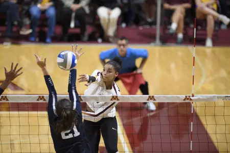 2018 - University of Minnesota Volleyball hosts Penn State
-- Copyright Christopher Mitchell / SportShotPhoto.com