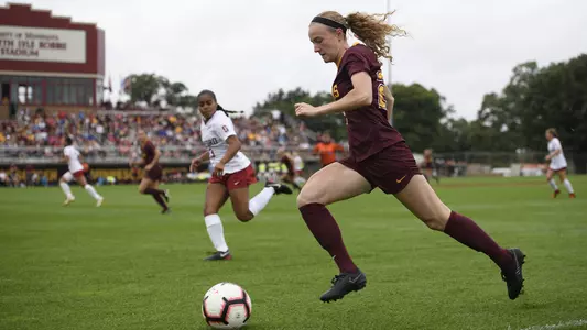 2018 - University of Minnesota Gopher Soccer hosts #1 Stanford
-- Copyright Christopher Mitchell / SportShotPhoto.com