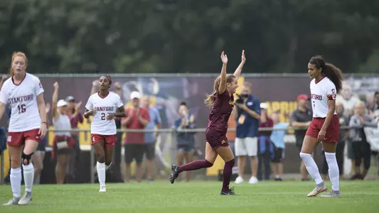 2018 - University of Minnesota Gopher Soccer hosts #1 Stanford
-- Copyright Christopher Mitchell / SportShotPhoto.com