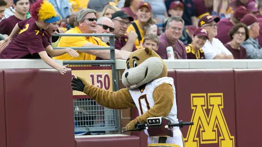 Goldy with Fans
