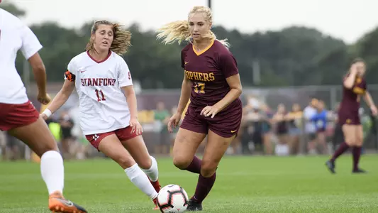 2018 - University of Minnesota Gopher Soccer hosts #1 Stanford
-- Copyright Christopher Mitchell / SportShotPhoto.com