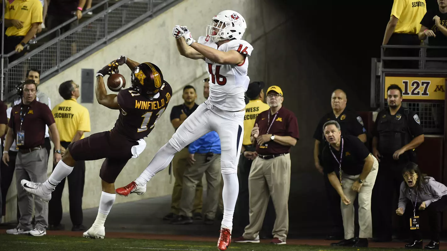 Gopher football vs Fresno State at TCF Bank Stadium, Sept. 4, 2018. (Photo/Craig Lassig)