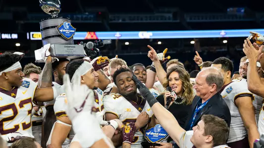 Minnesota Gophers running back Mohamed Ibrahim (24), team