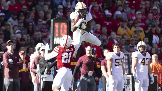 Photo by Matt Blewett, Oct. 20, 2018, Minnesota Gophers, Nebraska Cornhuskers