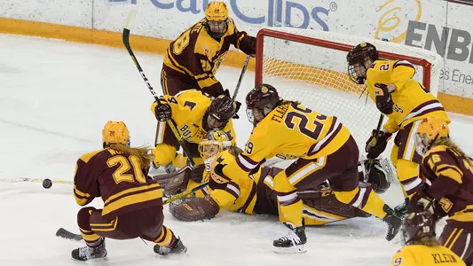 Minnesota vs Minnesota Duluth women's hockey