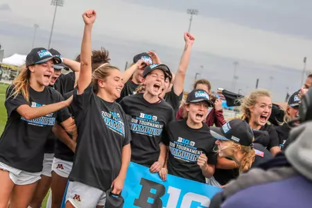 2018 Soccer Big Ten Celebration