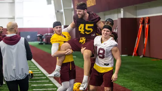 Football Senior Send Off Practice