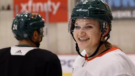 Lee Stecklein with Minnesota Wild