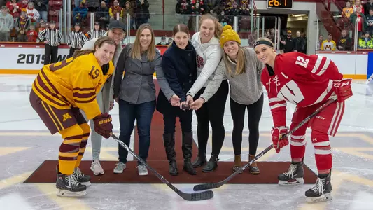 10 Mar 19: The University of Minnesota Golden Gophers play against the University of Wisconsin Badgers in the Championship Game of the 2019 WCHA Final Faceoff at Ridder Arena in Minneapolis, MN.