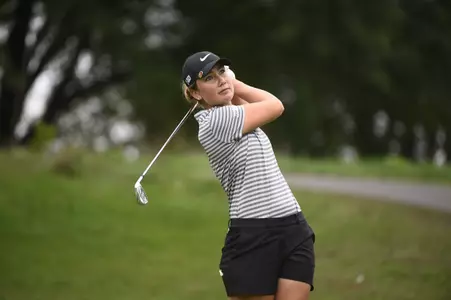 Round 1 of the women's ANNIKA Intercollegiate Golf Tournament at the Royal Golf Club in Lake Elmo MN, Sept. 16, 2018. (Photo/Craig Lassig)