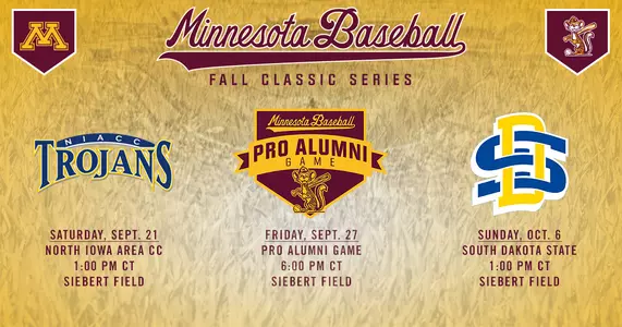 Updated Baseball Fall Slate