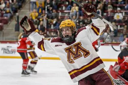 Amy Potomak celebrates her goal.
