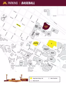 Siebert Field Parking Map