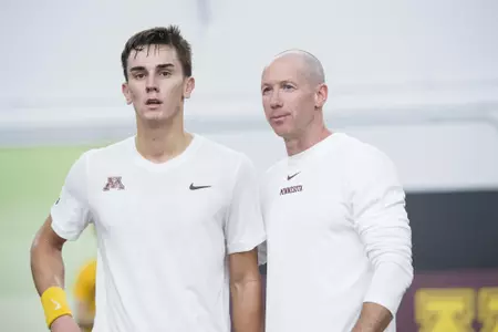 Coach Young and Jackson Allen