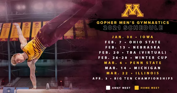 Men's Gymnastics 2021 Schedule