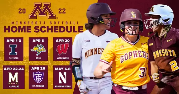 2022 SOFTBALL SCHEUDLE GRAPHIC