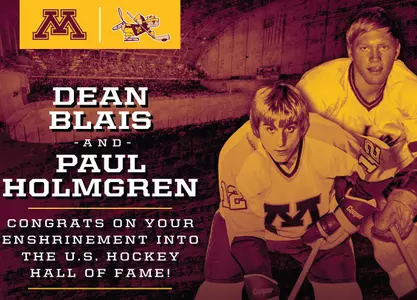 US Hockey Hall of Fame (Blais, Holmgren)