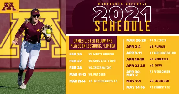 2021 Softball Schedule