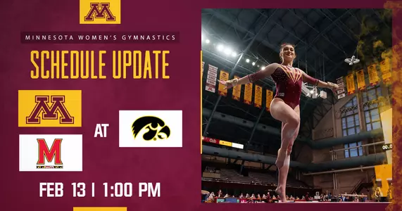 schedule update - tri meet at iowa