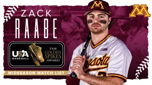 Zack Raabe Golden Spikes Watch List (graphic)