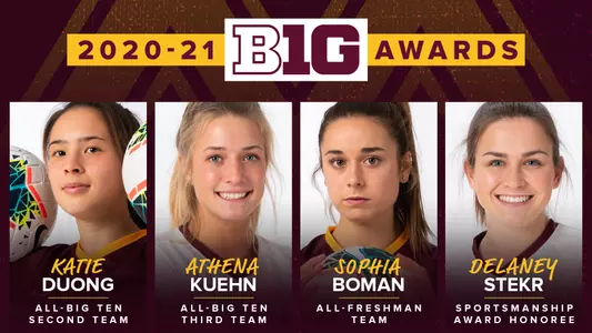 Soccer All-Big Ten Awards (graphic)