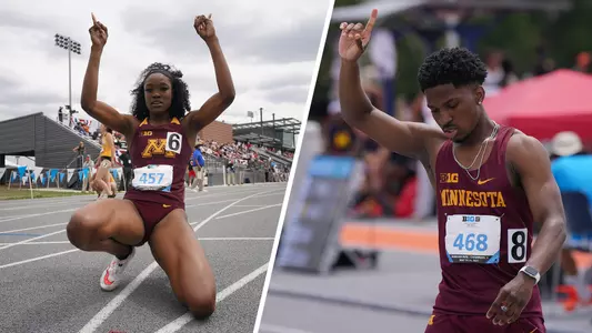 Abigail Schaaffe and Kion Benjamin