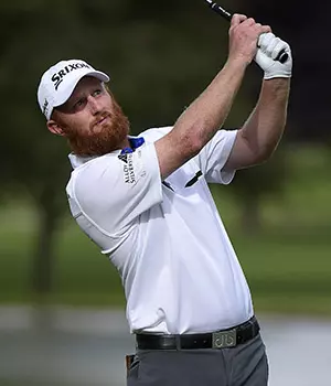 BOISE, ID - JULY 09: Bronson La'Cassie plays a shot on the 18th hole during the first round of the Web.com Tour Albertsons Boise Open presented by Kraft Nabisco at Hillcrest Country Club on July 9, 2015 in Boise, Idaho. (Photo by Stan Badz/PGA TOUR)