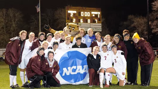 Gophers win 2-1 over Marquette in the first round of 2008 NCAA playoffs in women soccer.
Photo by Christopher Mitchell / Sport Shot Photo
For more information, contact info@sportshotphoto.com