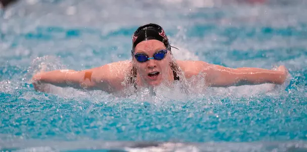 Butler Rachel competing in the Women 400 Yard IM. 
The University of Minnesota Swimming team competing in the Big Ten Women's Swimming and Diving Championships Friday, Feb. 18, 2022 at the Soderholm Family Aquatic Center on the University of Wisconsin Campus.   Photo Steve Apps